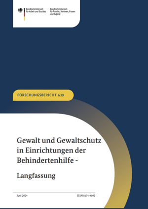 Titelbild: Gewalt und Gewaltschutz in Einrichtungen der Behindertenhilfe